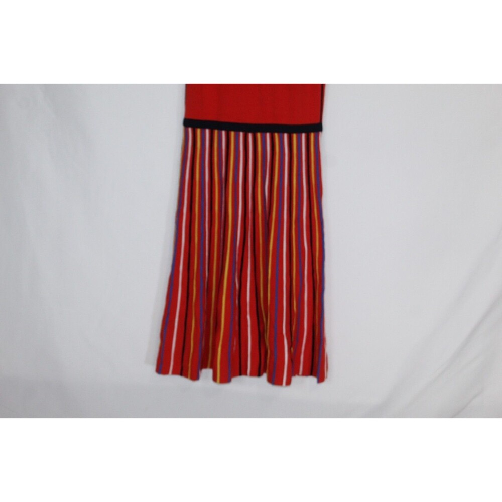 Banana Republic women's striped sleeveless a-line dress size XS colorful knit - Picture 11 of 12